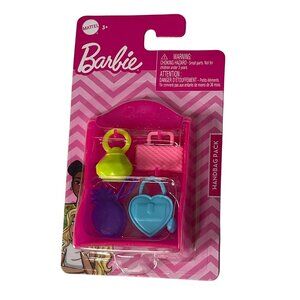 Barbie Handbag Accessory Pack – 4 Doll Purses Fashion Toy Set NIB